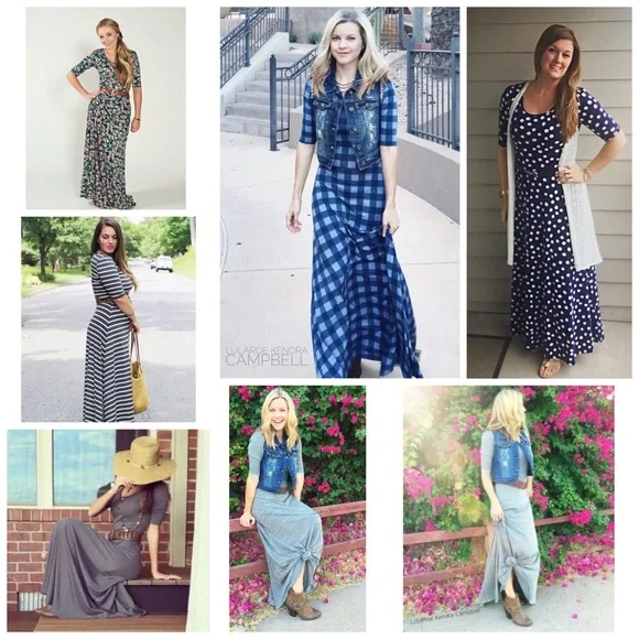 🖤LULAROE • “Ana” Maxi Dress (XL/fits 14-16) - Picture 11 of 16